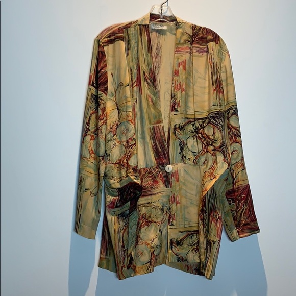 Sharon Essay jacket with tie front - Picture 1 of 5